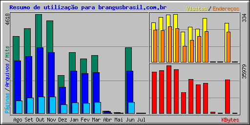 Resumo de utilizao para brangusbrasil.com.br